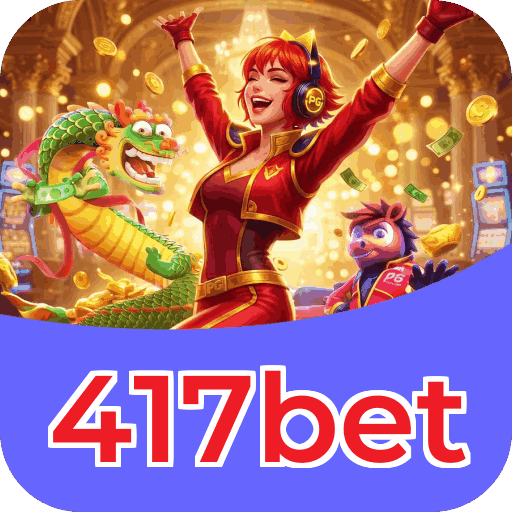 Interface do aplicativo 417bet mostrando jogos disponíveis no iOS e Android